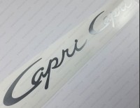 Bayliner Capri Boat Logo Silver Decals Set of 2 x 7" Bayliner Capri Boat Logo Silver Decals Set of 2 x 7"